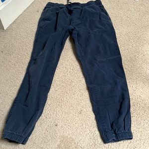 Blue draw string pants